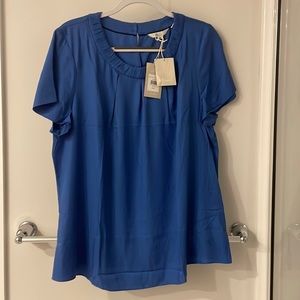 Boden short sleeve blouse blue